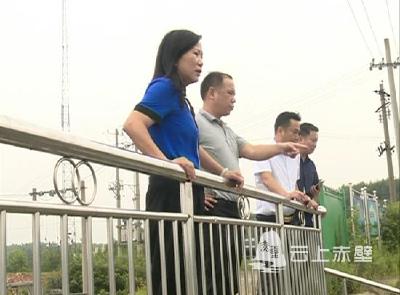 市领导到官塘驿镇开展巡河活动