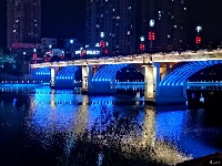 赤壁｜“一河两岸”靓丽夜景惹人醉！