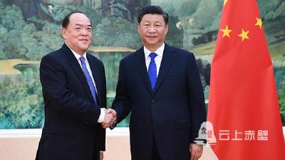 习近平会见贺一诚
