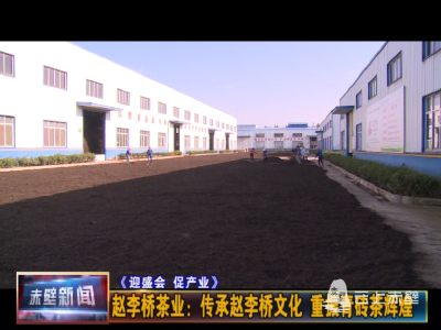 【迎盛会 促产业】赵李桥茶业：传承赵李桥文化 重振青砖茶辉煌