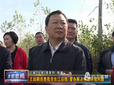 王远鹤巡查赤壁市长江沿线 督办解决突出环境问题