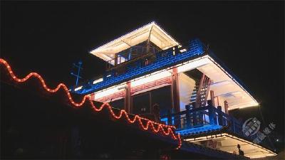 乘画舫夜游陆水 赏千年“赤壁传奇”