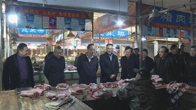 盛文军调研非洲猪瘟防控工作 强化最严格监管 确保群众吃上放心肉、安全肉
