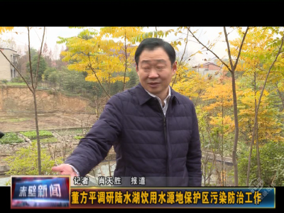 董方平调研陆水湖饮用水源地保护区污染防治工作