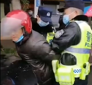 【抖音】疫情防控期间，不配合民警执法的下场