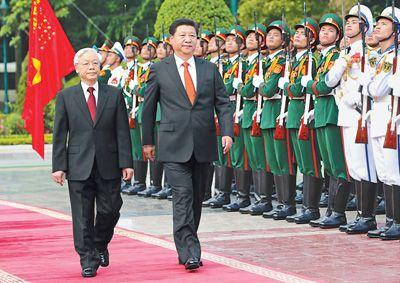 就中越建交70周年 习近平同越共中央总书记、国家主席阮富仲互致贺电 李克强同越南政府总理阮春福互致贺电