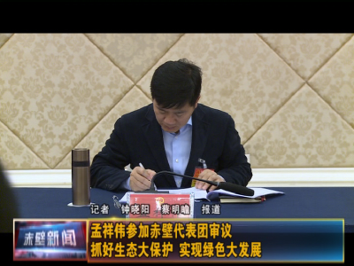 【聚焦咸宁“两会”】孟祥伟参加赤壁代表团审议 抓好生态大保护 实现绿色大发展
