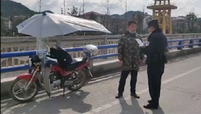【抖音】给力！赤壁民警助力湖南小伙驰援武汉