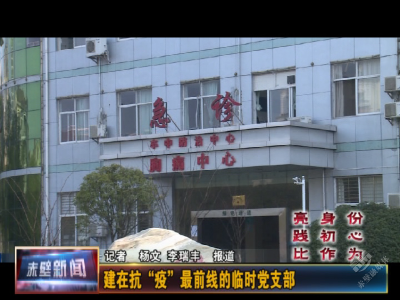 建在抗“疫”最前线的临时党支部