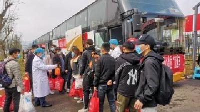 全省累计557万人返岗就业 346万湖北人赴省外务工