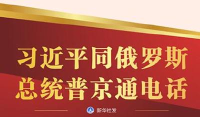 习近平同俄罗斯总统普京通电话