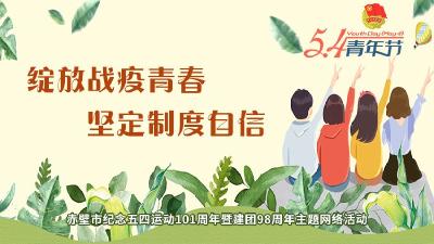 绽放战疫青春 坚定制度自信
