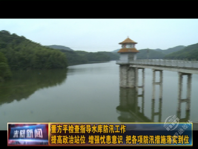 董方平检查指导水库防汛工作 提高政治站位 增强忧患意识 把各项防汛措施落实到位