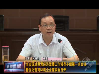 全市促进民营经济发展工作领导小组第一次会议暨优化营商环境企业座谈会召开