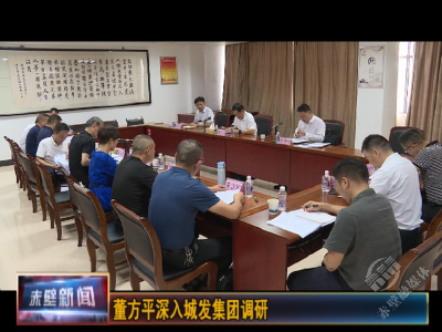 董方平深入城发集团调研