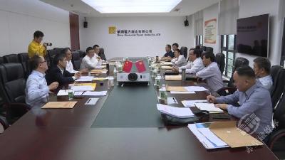 盛文军会见华润电力华中大区总经理林年生  就蒲圻电厂三期项目、康养产业、乡村振兴等项目投资交换意见