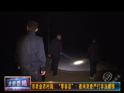 零容忍！市农业农村局夜间突查严打非法捕捞