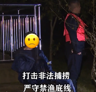 【抖音】赤壁夜间突查严打非法捕捞