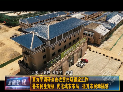 董方平调研全市农贸市场建设工作 补齐民生短板 优化城市布局 做好城市加减法 提升市民幸福感