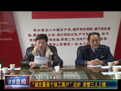 “湖北最美个体工商户”出炉 赤壁三人上榜