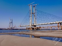 组图｜卧龙要过江——建设中的赤壁长江公路大桥