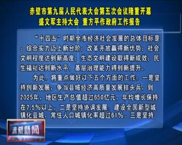 市九届人大五次会议开幕