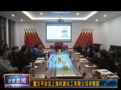 董方平会见上海祥源化工有限公司考察团
