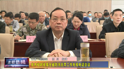 赤壁市收听收看全省防汛抗旱工作电视电话会议