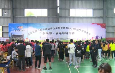 咸宁市第二届运动会青少年类竞赛暨2021年咸宁市青少年羽毛球、乒乓球、篮球锦标赛在赤壁市落幕