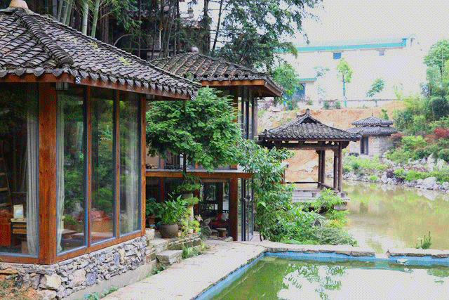 组图 | 一亩风月半亩塘，山村里的文艺小风景