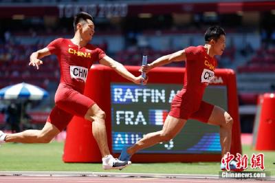 晋级东京奥运决赛！中国接力男队说脚上生火