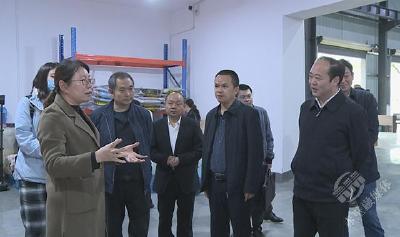 应急管理部来赤壁市调研应急物资储备库平台应用工作