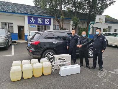 跨区域盗窃柴油多起 赤壁警方抓获一名“油耗子”