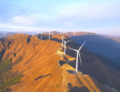 崇阳东岳风电并网线路工程竣工