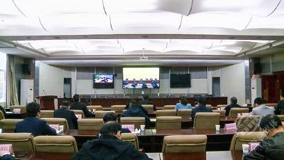 赤壁市组织收听收看全国冬春农田水利暨高标准农田建设电视电话会