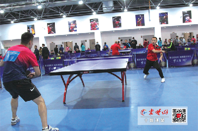十堰奥体中心青少年活动馆迎来首场比赛 市乒乓球协会会员联赛（第二站）举行