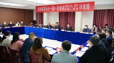 罗兴斌参加政协南漳县第十一届委员会第一次会议分组讨论