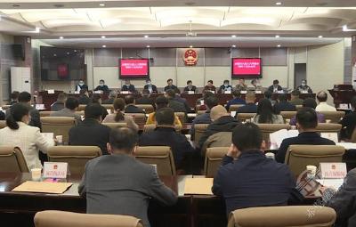 市九届人大常委会召开第四十五次会议