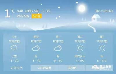 荆州初雪有点“娇羞” 未来几天有望堆雪人吗？