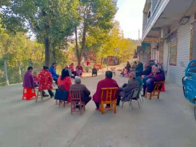 孝昌花西：屋场院子会深入传达党的十九届六中全会精神