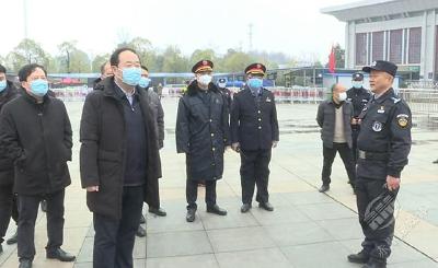 葛军督办检查安全生产、疫情防控和市场保供工作