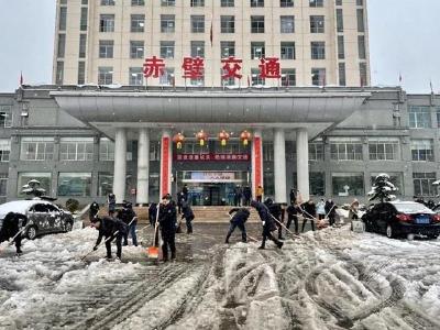 市交投集团开展扫雪行动