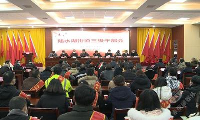 陆水湖街道召开2022年三级干部会暨经济高质量发展推进会