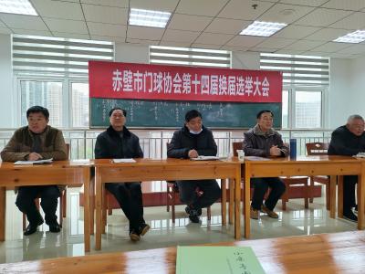 赤壁市门球协会第十四届换届选举大会召开