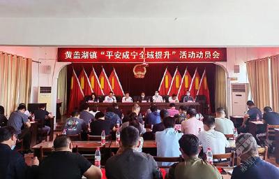 黄盖湖镇召开“平安咸宁全域提升”活动动员大会