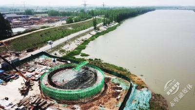 图文 | 赤壁市长江取水工程大干正酣