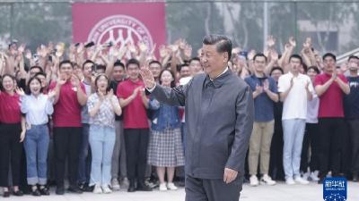 习近平在中国人民大学考察时强调 坚持党的领导传承红色基因扎根中国大地 走出一条建设中国特色世界一流大学新路