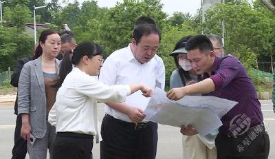 葛军调研城区教育布局规划 医学隔离点储备及公共文化服务示范区建设  
