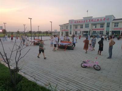 云梦：兴建广场供休闲 村民脸上露笑颜