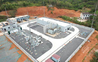 赤壁丁卯山110千伏变电站新建工程投产送电
